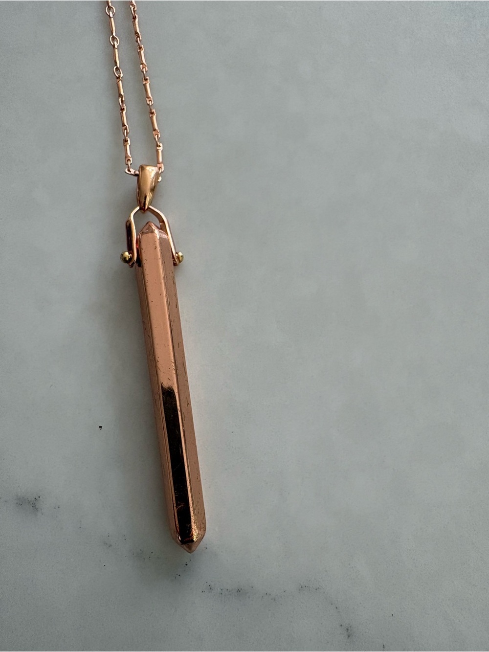 Stella and Dot Rose Gold Rebel necklace